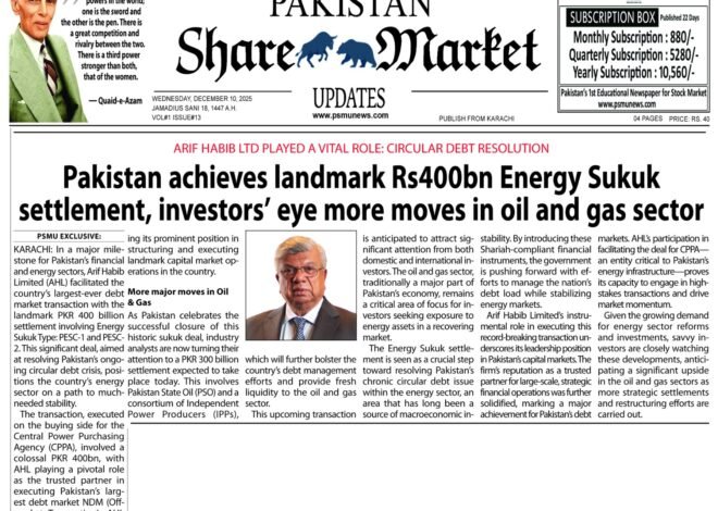 Pakistan Share Market Update Newspaper Today 10-Dec-2025.