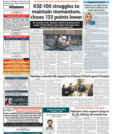 Pakistan Share Market Update Newspaper Today 18-12-2025