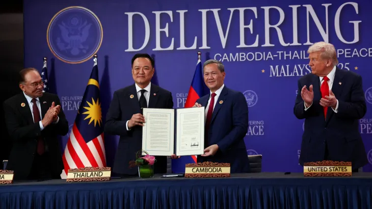 Thailand and Cambodia sign ceasefire deal, ending violent border clashes