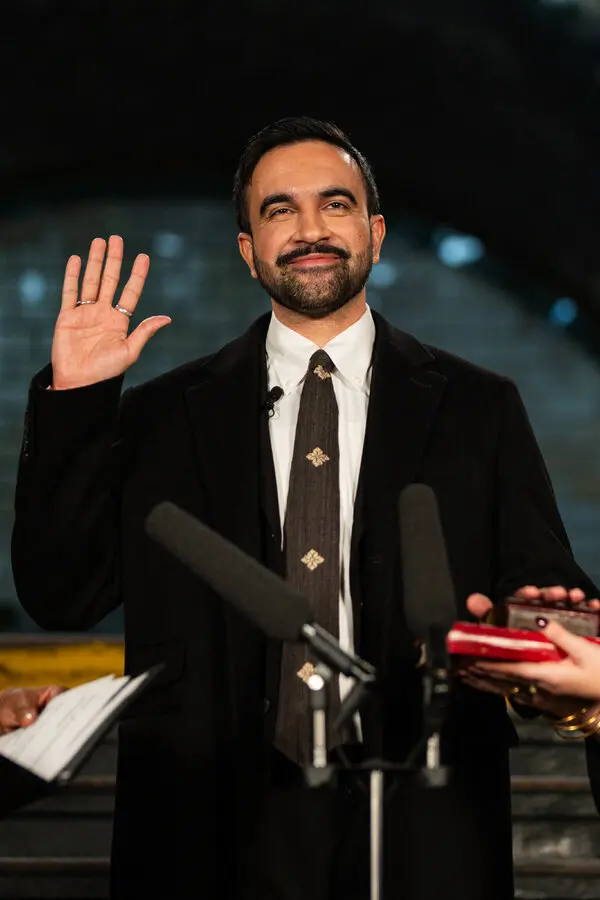 Zohran Mamdani sworn in on the Holy Quran as New York’s first Muslim mayor