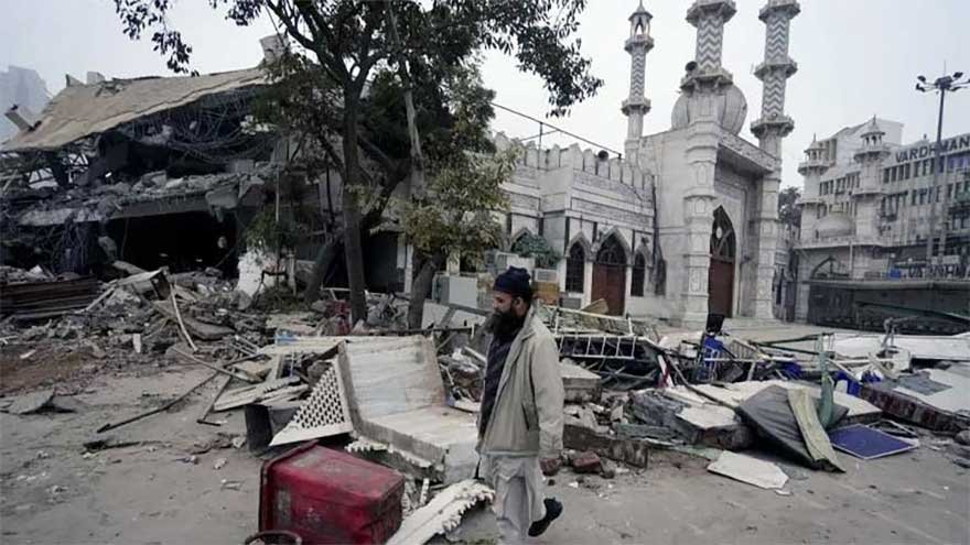 Modi government faces fresh criticism after alleged attempt to demolish mosque
