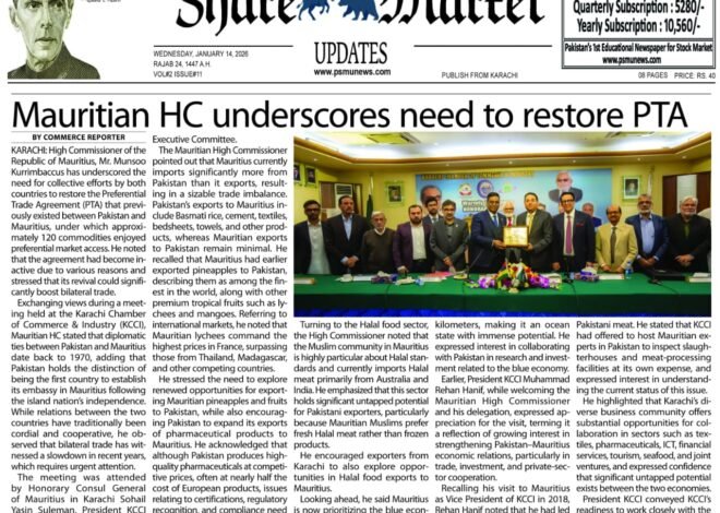 Pakistan Share Market Updates Newspaper Today 14-Jan-2026